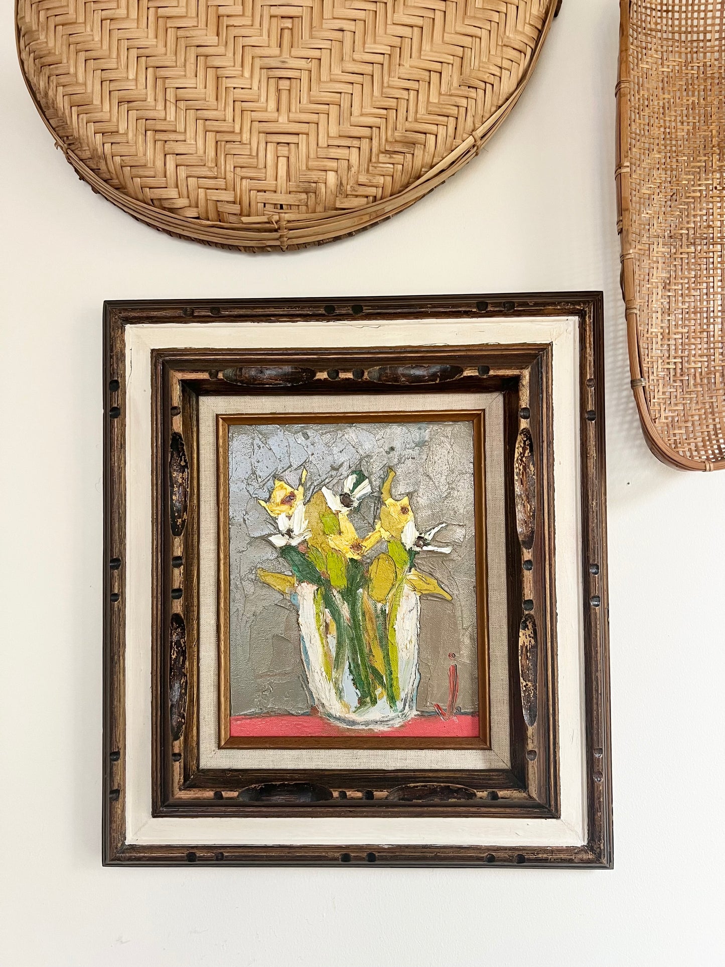 Vintage Framed Floral