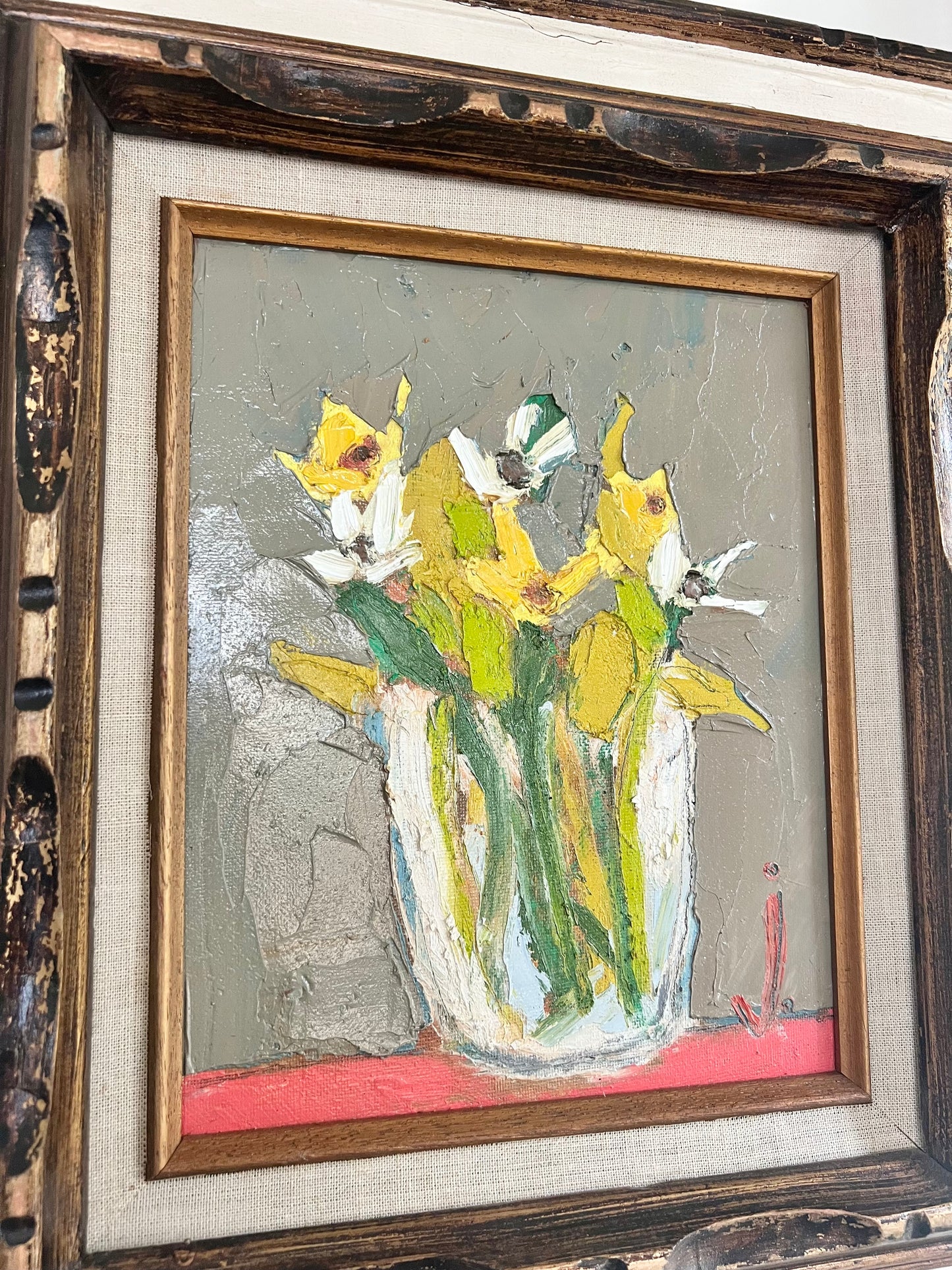 Vintage Framed Floral