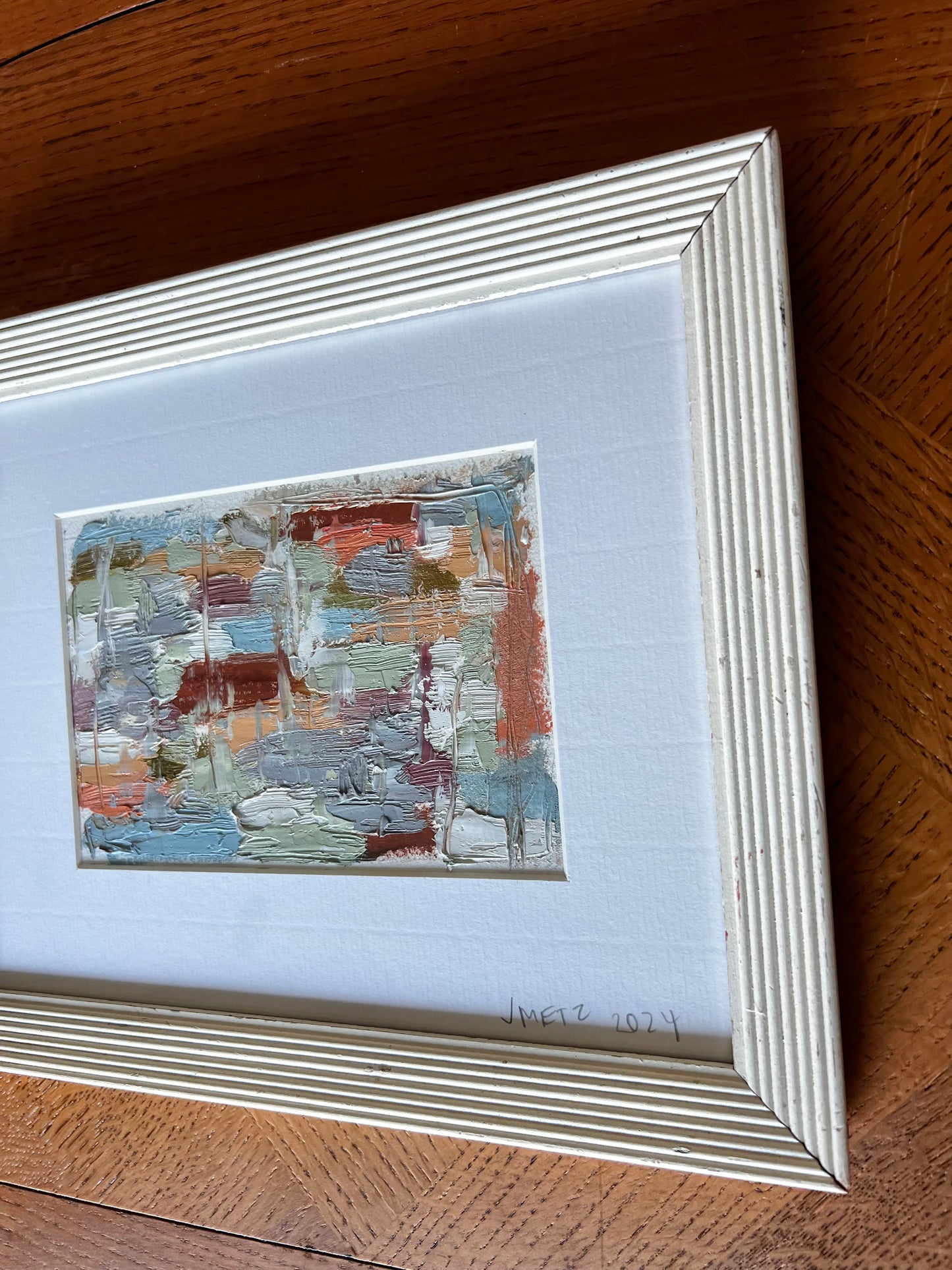 Abstract Brushstrokes Framed I